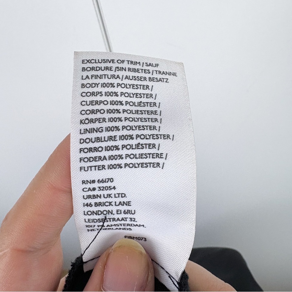 Anthropologie BHLDN Leti Satin Midi Dress Black Formal Evening Cocktail Size 4 - Picture 8 of 8